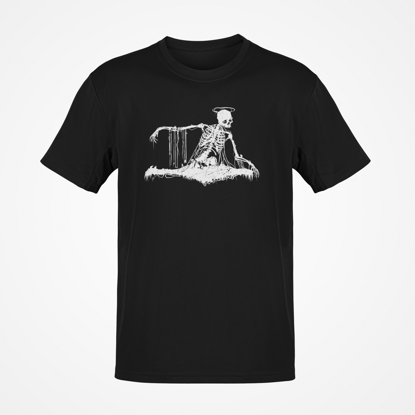 Unisex Shirt, Skeleton Shirt, St Anthony Shirt, Religious T-Shirt, Occult Apparel , Gothic Apparel, Goth Core, Horror Shirt, Spooky Shirt