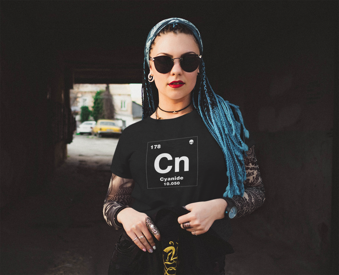 Unisex Shirt, Periodic Table Shirt, Poison Shirt, Cyanide T-Shirt, Element Shirt, Occult Apparel, Gothic Apparel, Goth Core, Horror Tee
