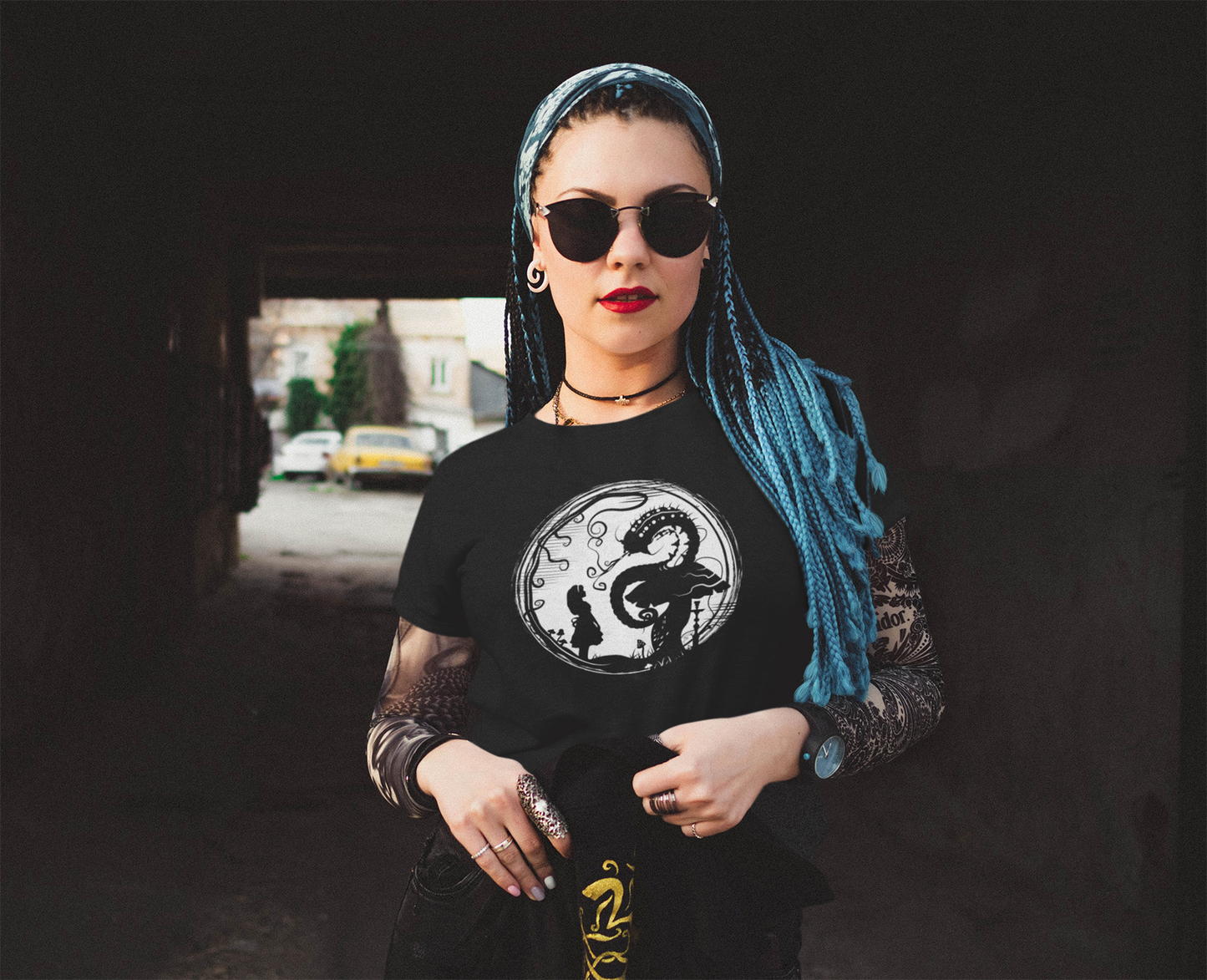 Unisex Shirt, Alice in Wonderland Shirt, Fairy Tale Shirt, Caterpillar T-Shirt, Alice Shirt, Who Are You Shirt, Storybook Shirt, Goth Shirt