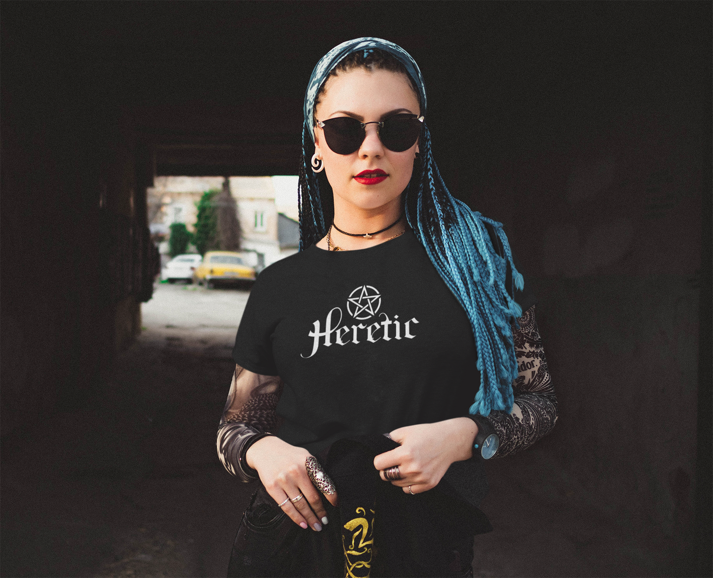 Unisex Shirt, Heretic Shirt, Pagan Shirt, Pentacle T-Shirt, Pentagram Shirt, Occult Apparel , Gothic Apparel, Goth Core, Dark Aesthetic