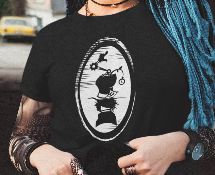 Unisex Shirt, Mad Hatter Shirt, Alice in Wonderland Shirt, Fairy Tale Shirt, Tea Party T-Shirt, Alice Shirt, Storybook Shirt, Goth Apparel