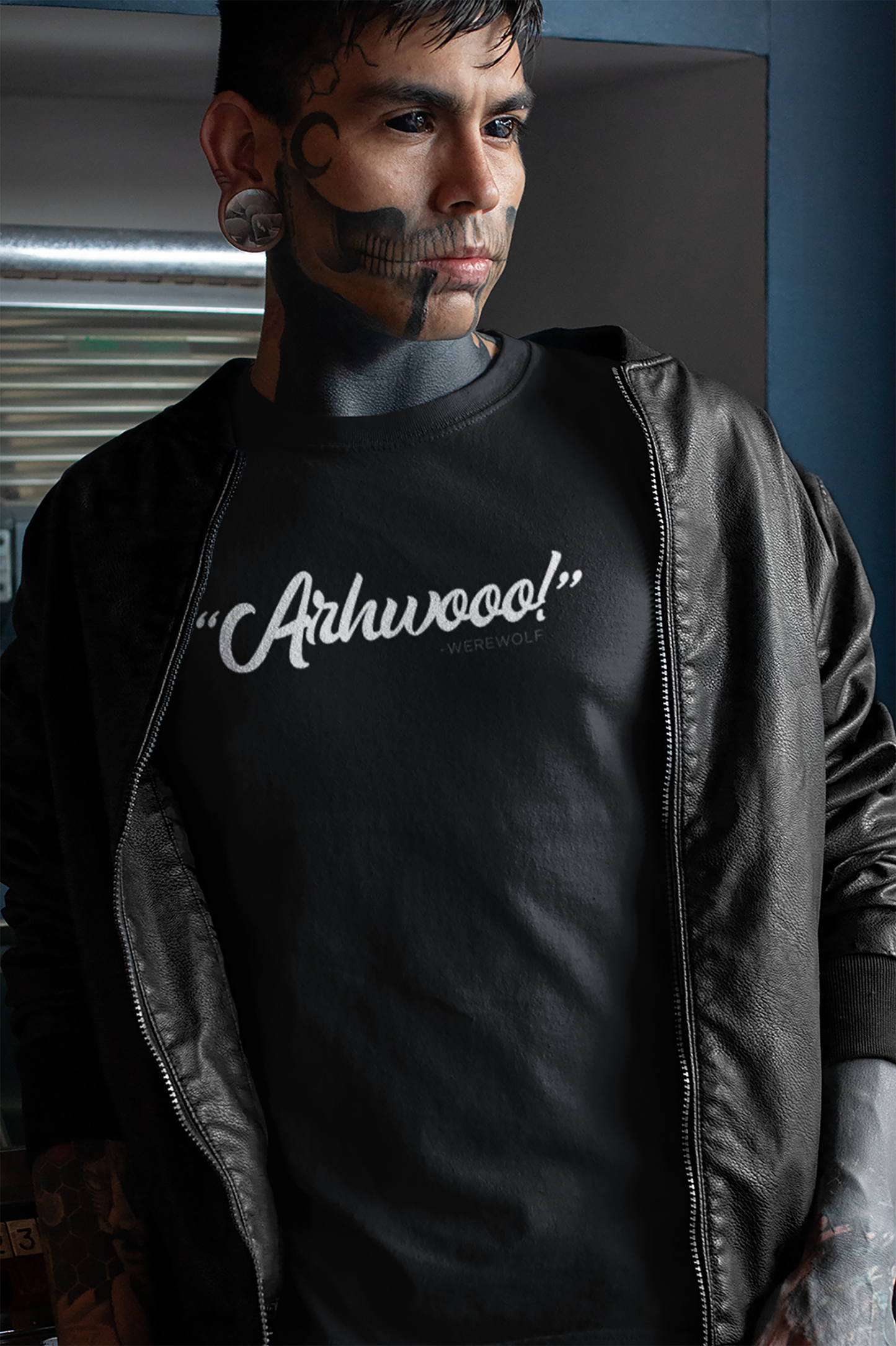 Unisex Shirt, Werewolf Shirt, Exclamation Shirt, Halloween T-Shirt, Quote Shirt, Inspirational Quote Apparel , Gothic Apparel, Goth Shirt