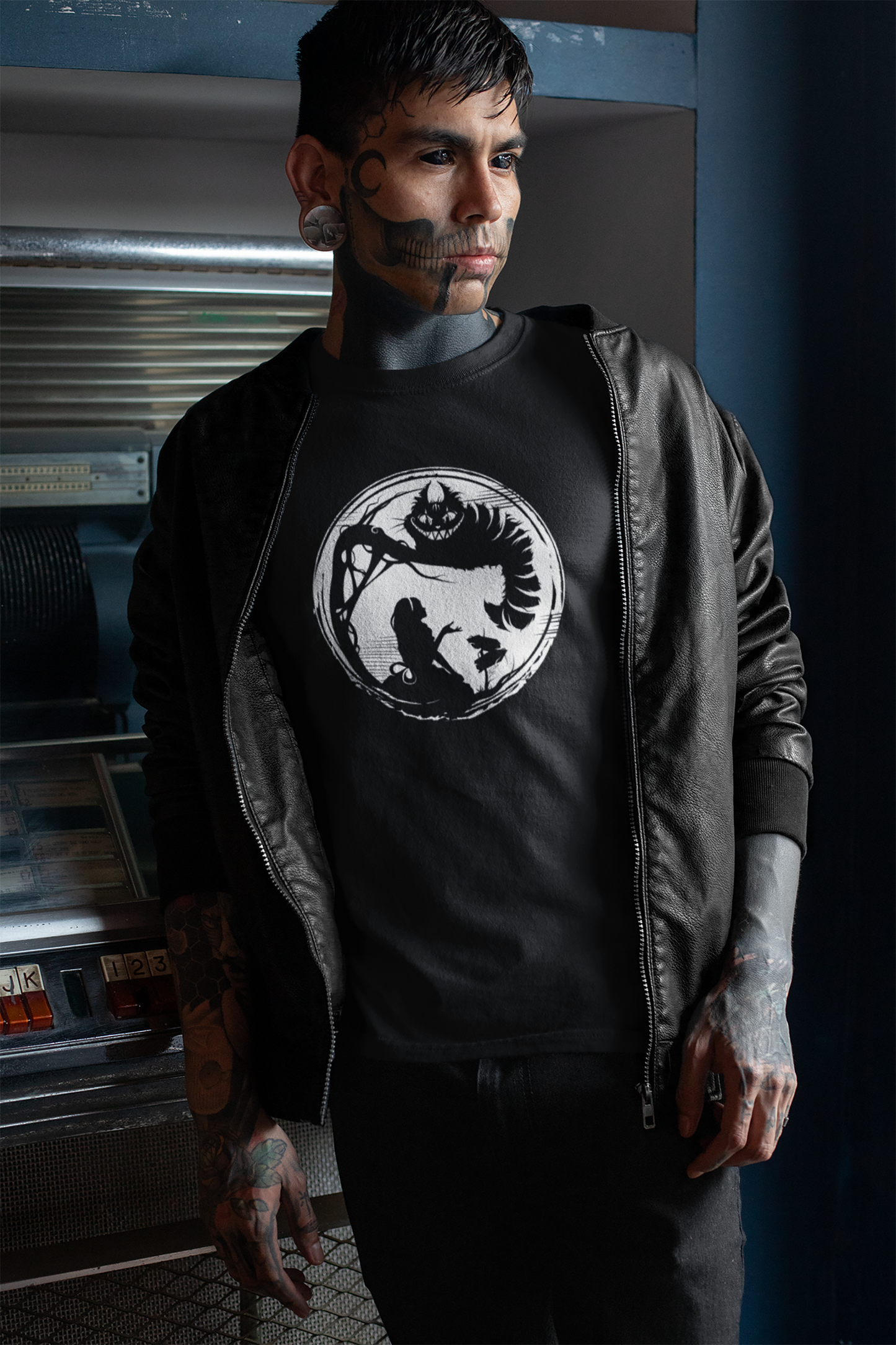 Unisex Shirt, Alice in Wonderland Shirt, Fairy Tale Shirt, Cheshire Cat T-Shirt, Cat Shirt, We're All Mad Here shirt, Storybook Shirt