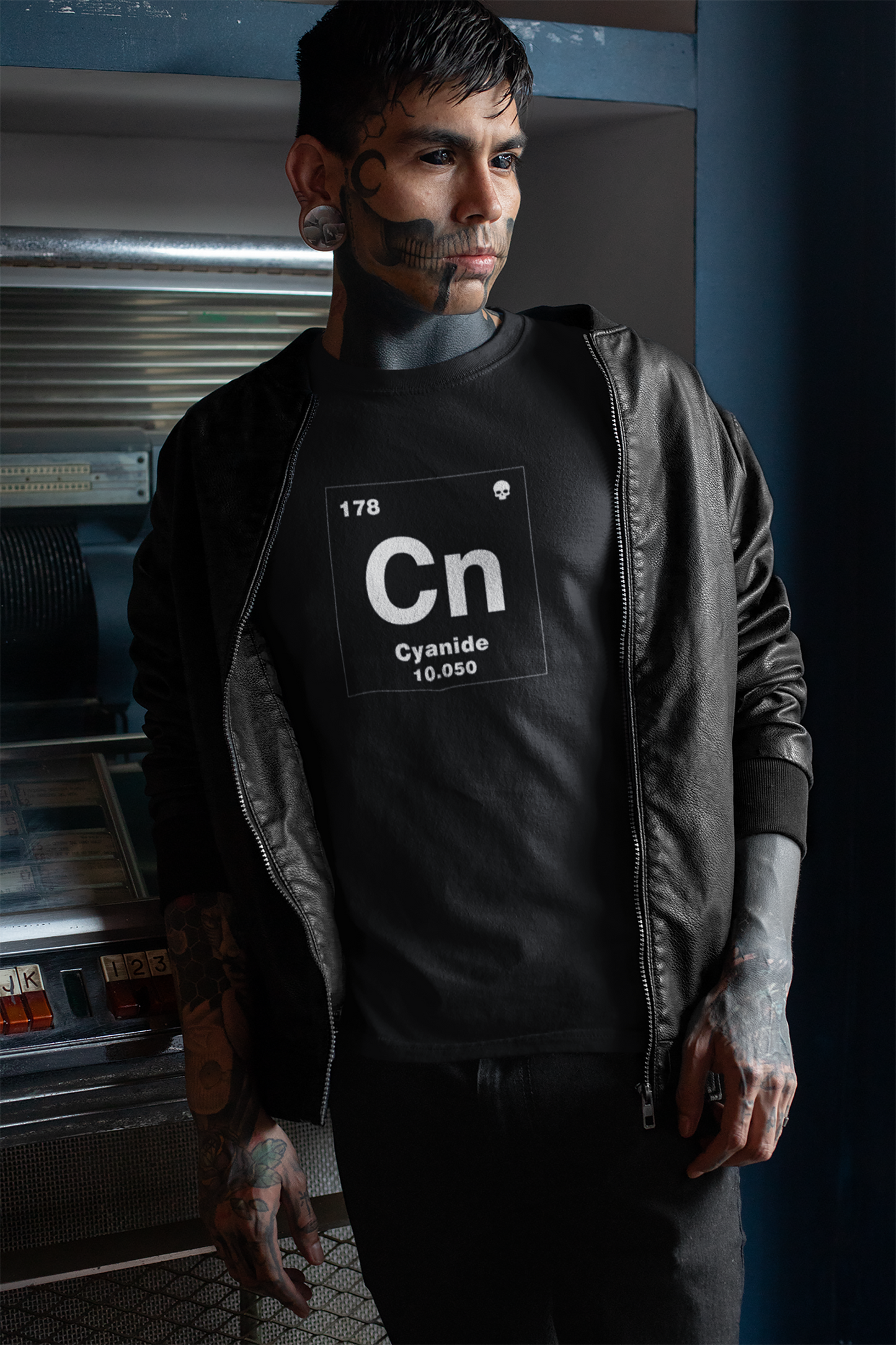 Unisex Shirt, Periodic Table Shirt, Poison Shirt, Cyanide T-Shirt, Element Shirt, Occult Apparel, Gothic Apparel, Goth Core, Horror Tee