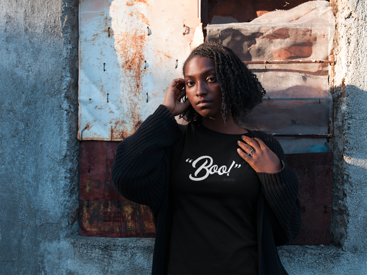 Unisex Shirt, Ghost Shirt, Exclamation Shirt, Halloween T-Shirt, Quote Shirt, Inspirational Quote Apparel , Gothic Apparel, Ghost Boo Quote