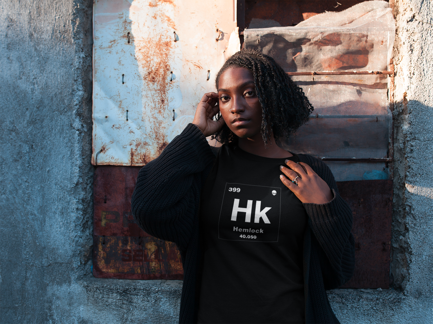 Unisex Shirt, Periodic Table Shirt, Poison Shirt, Hemlock T-Shirt, Element Shirt, Occult Apparel, Gothic Apparel, Goth Core, Horror Tee