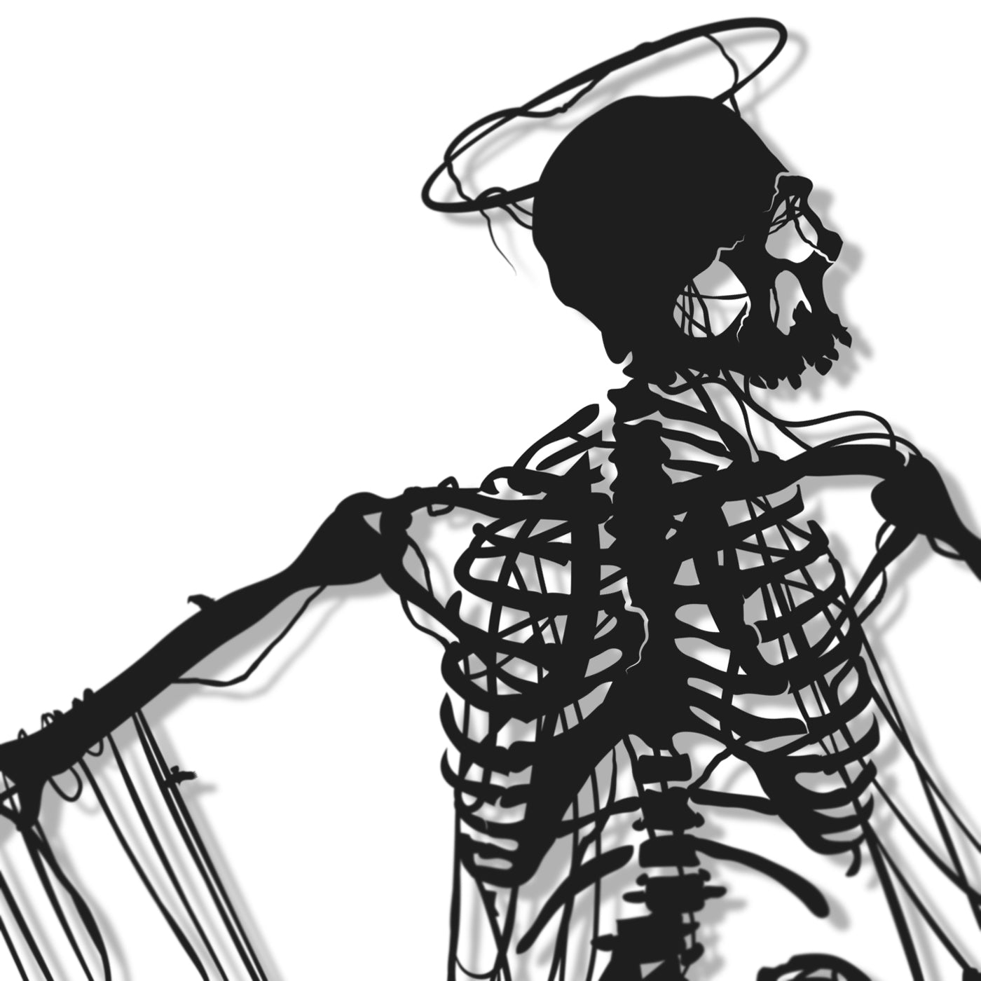 UNFRAMED Anthony paper cut art
