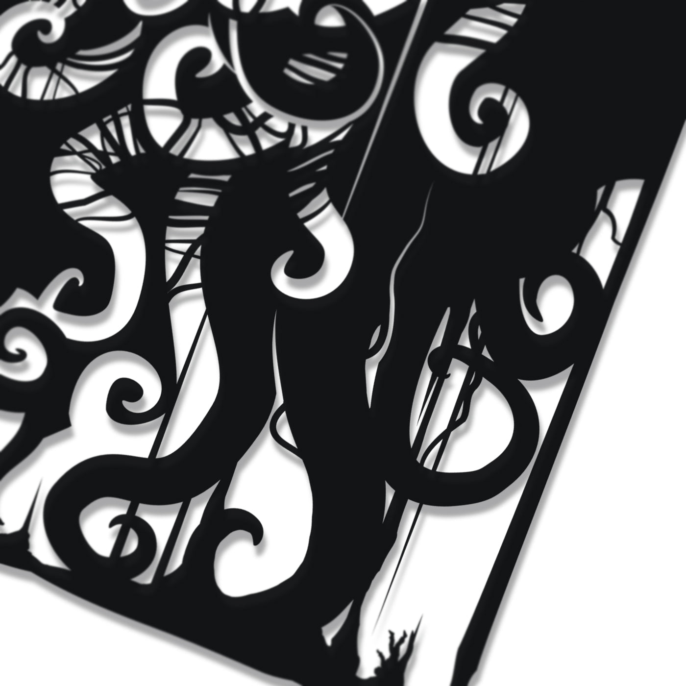 UNFRAMED Cthulhu paper cut art