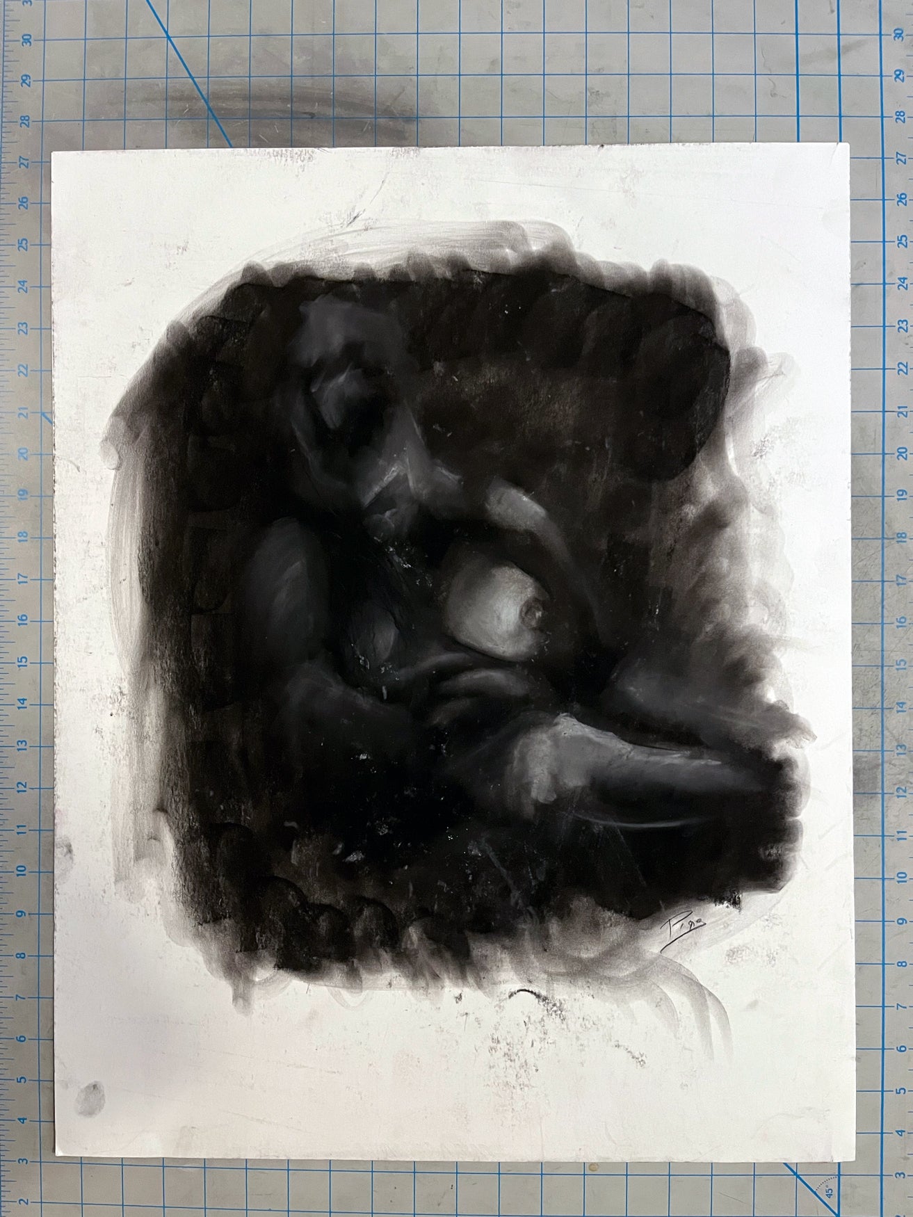 Figure 2 - Original Charcoal Illustration