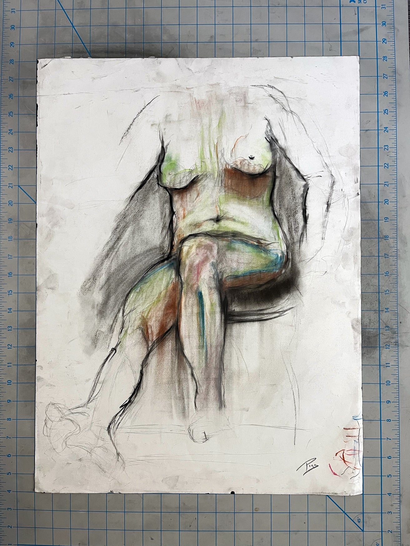 Figure 6 - Original Charcoal Illustration