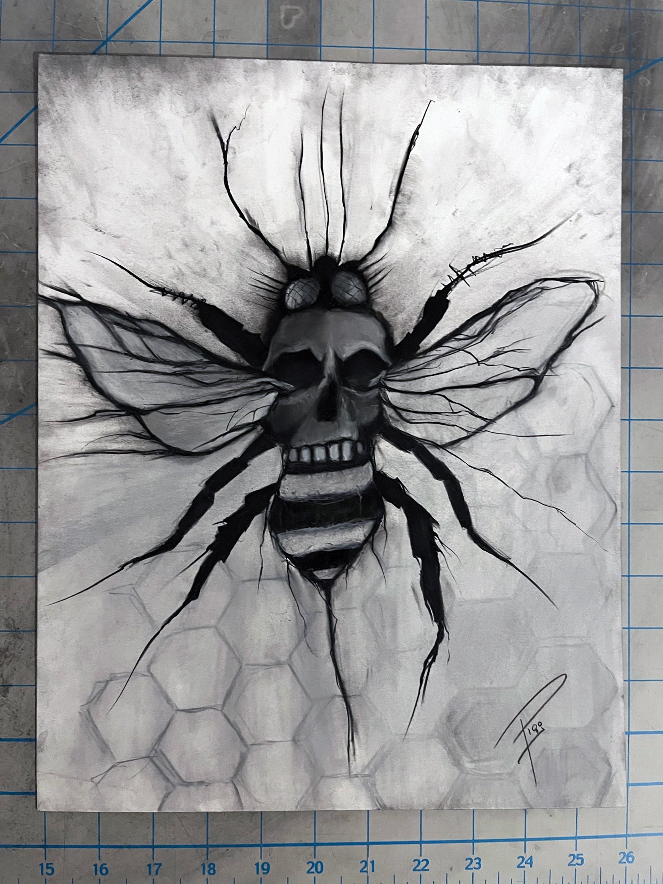 For Life - Original Charcoal Illustration