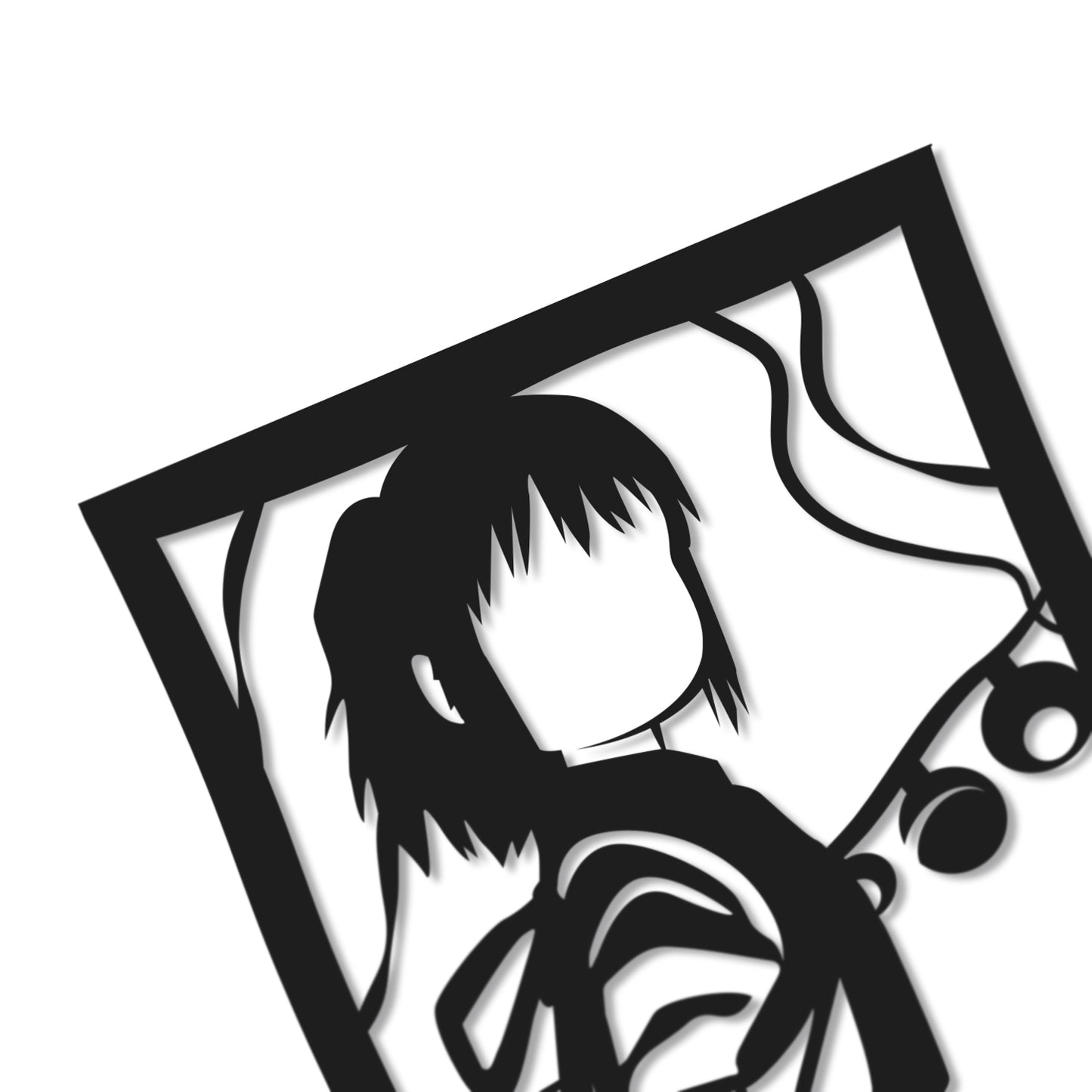 UNFRAMED Spirited Away - Chihiro paper cut art
