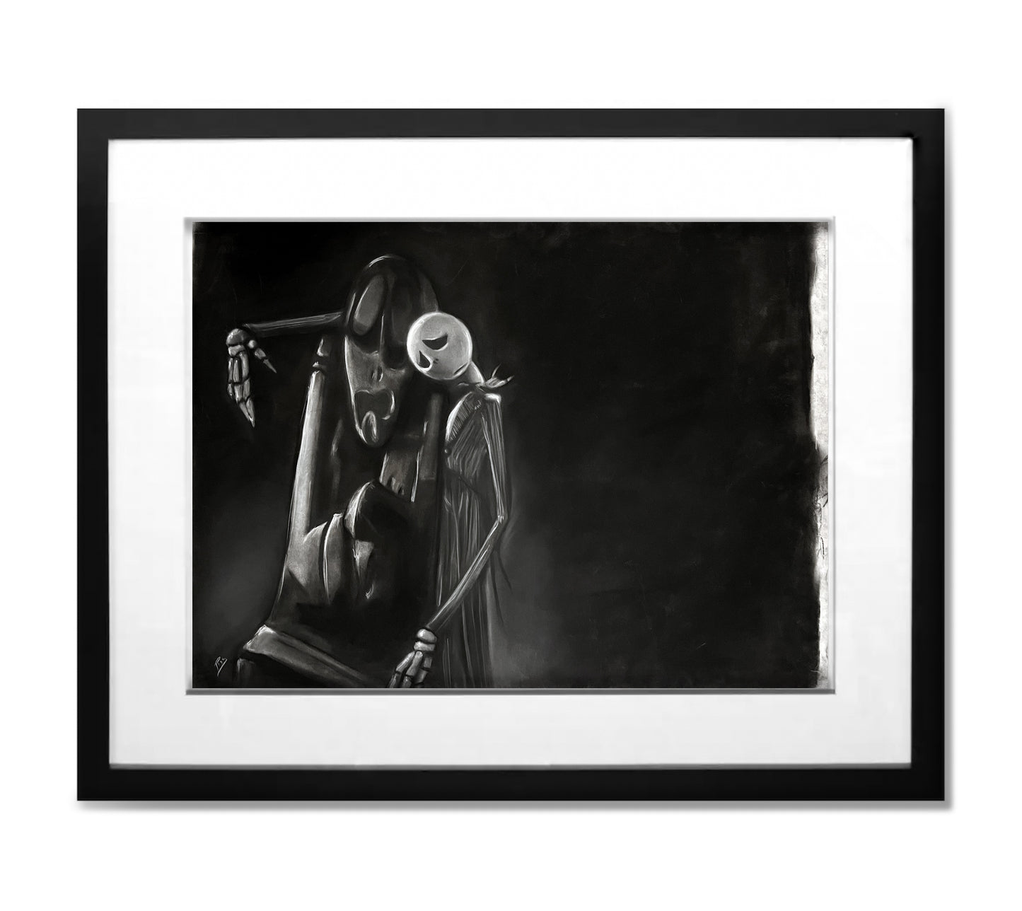 Jack's Lament - Original Charcoal Illustration