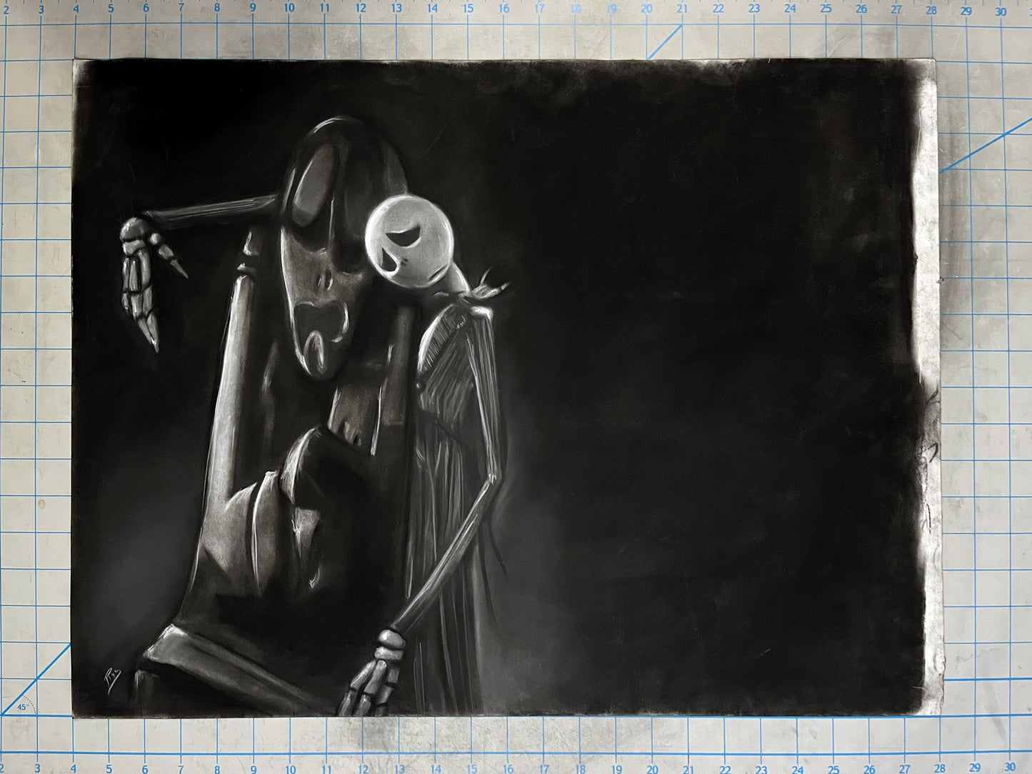 Jack's Lament - Original Charcoal Illustration