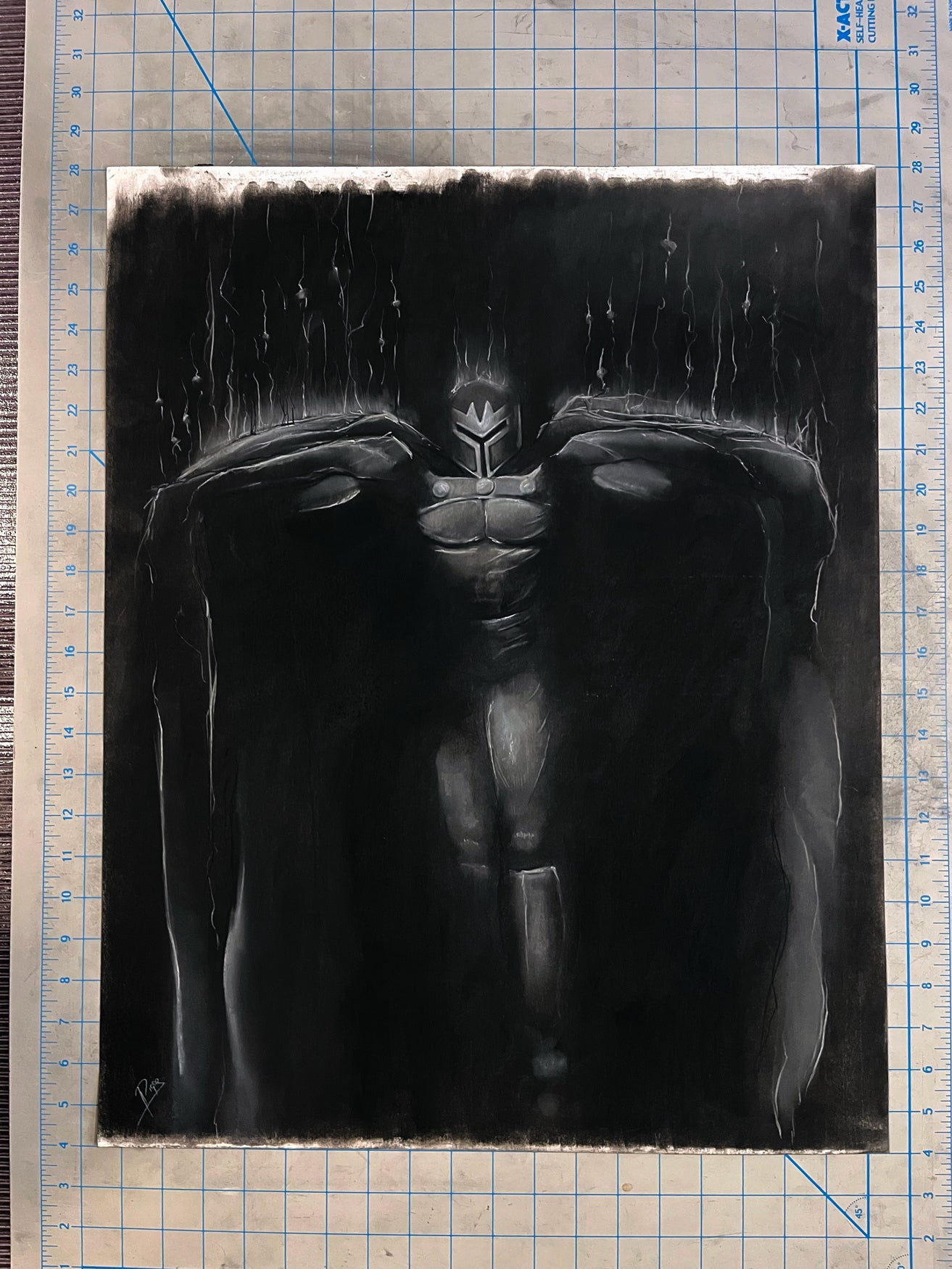 Magneto - Original Charcoal Illustration