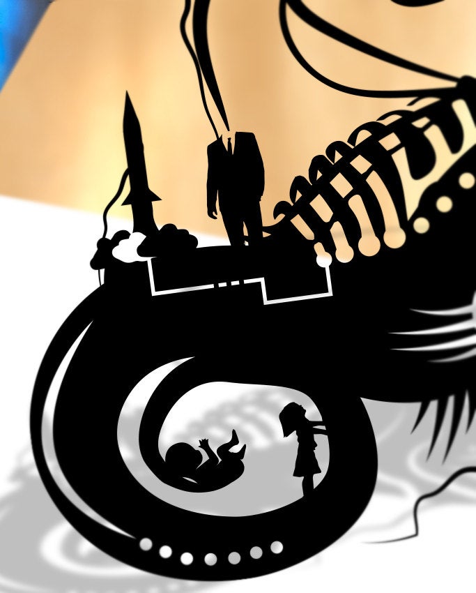 UNFRAMED Almost Famous - Dystopia paper cut art