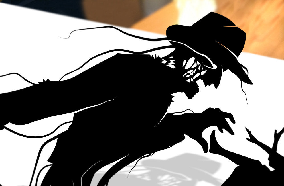 UNFRAMED Freddy Krueger - Nightmare on Elm Street paper cut art