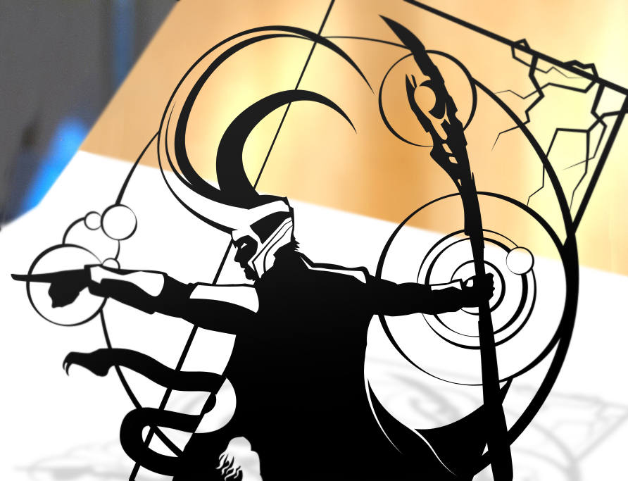 UNFRAMED Loki paper cut art