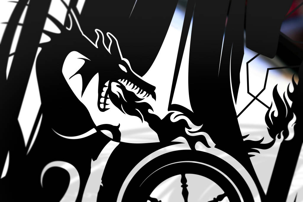 UNFRAMED Maleficent paper cut art