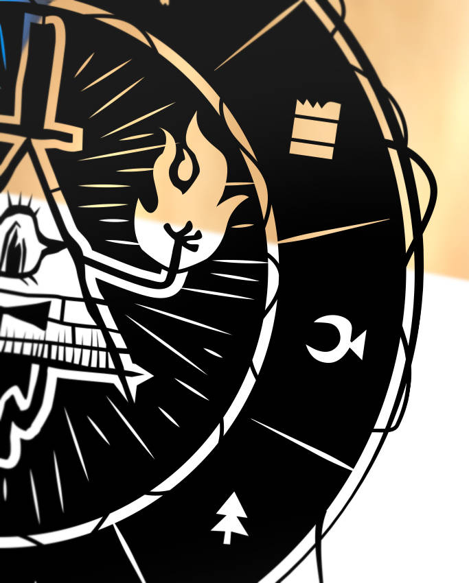 UNFRAMED Bill Cipher - Gravity Falls paper cut art