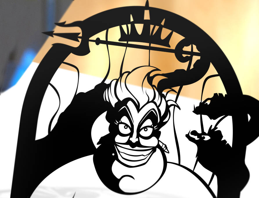 UNFRAMED Ursula paper cut art