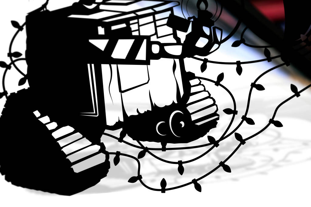 UNFRAMED Wall-E and Eve paper cut art