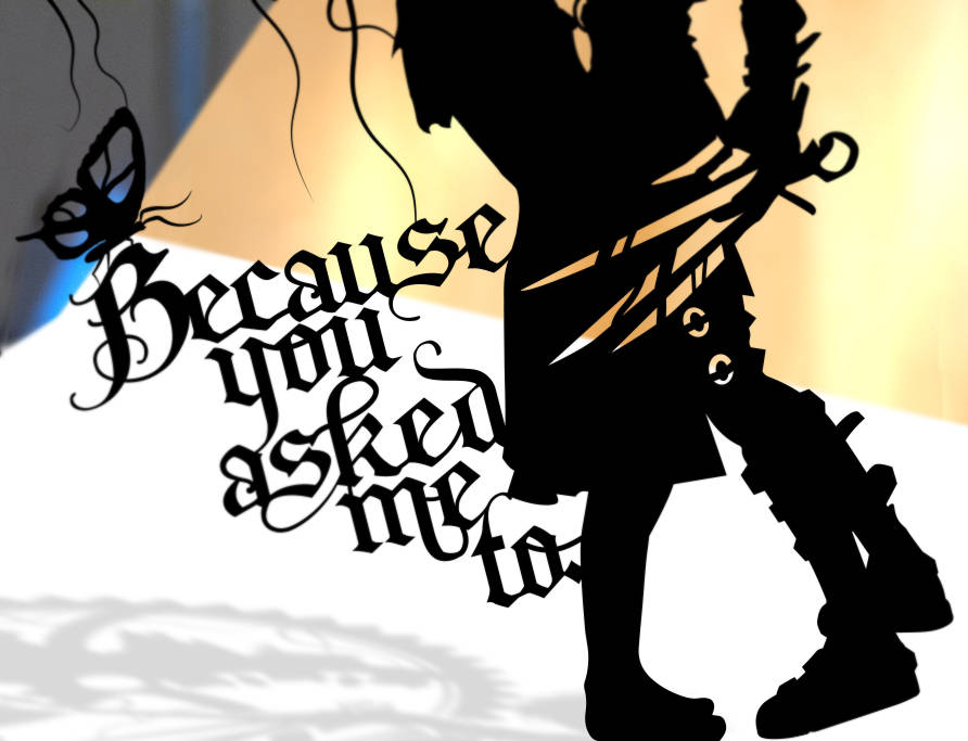 UNFRAMED Edward Scissorhands paper cut art
