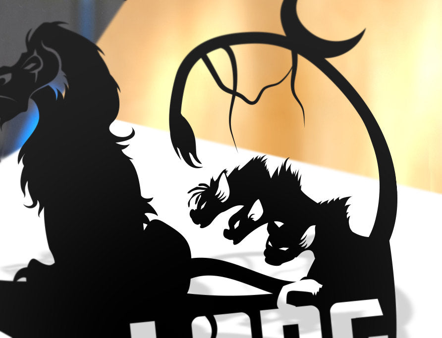 UNFRAMED King Scar - Long Live the King paper cut art