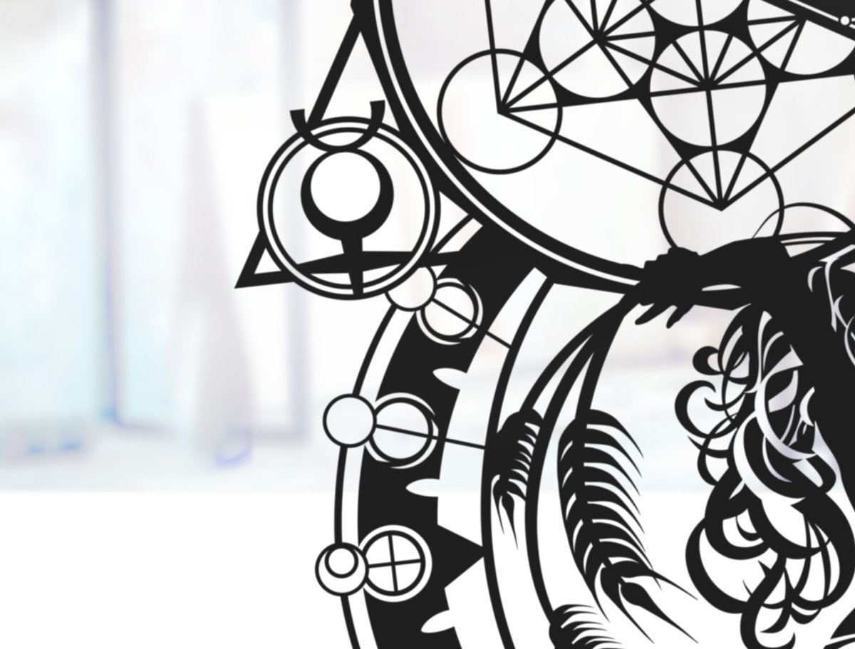 UNFRAMED Virgo Zodiac paper cut art