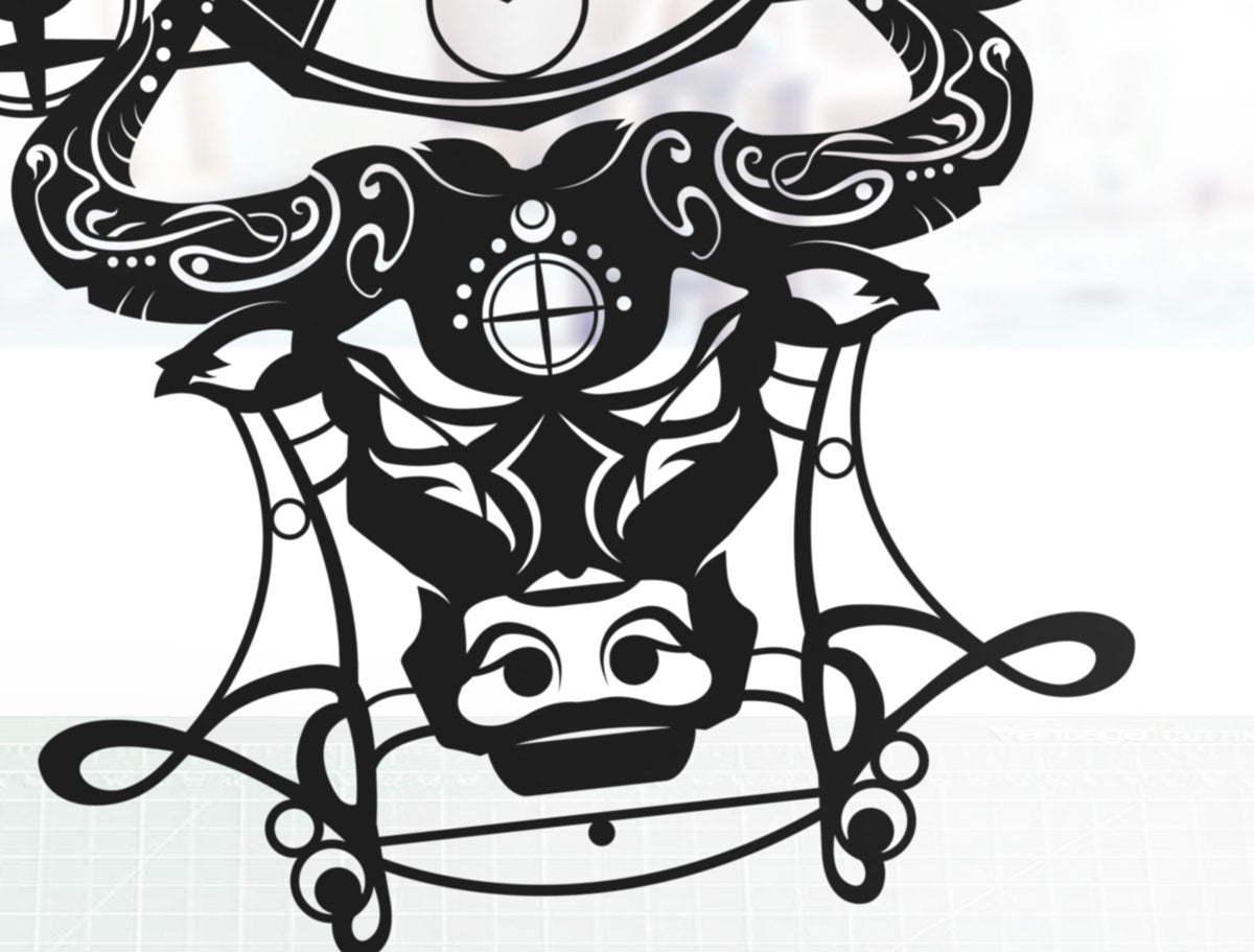 UNFRAMED Taurus Zodiac paper cut art
