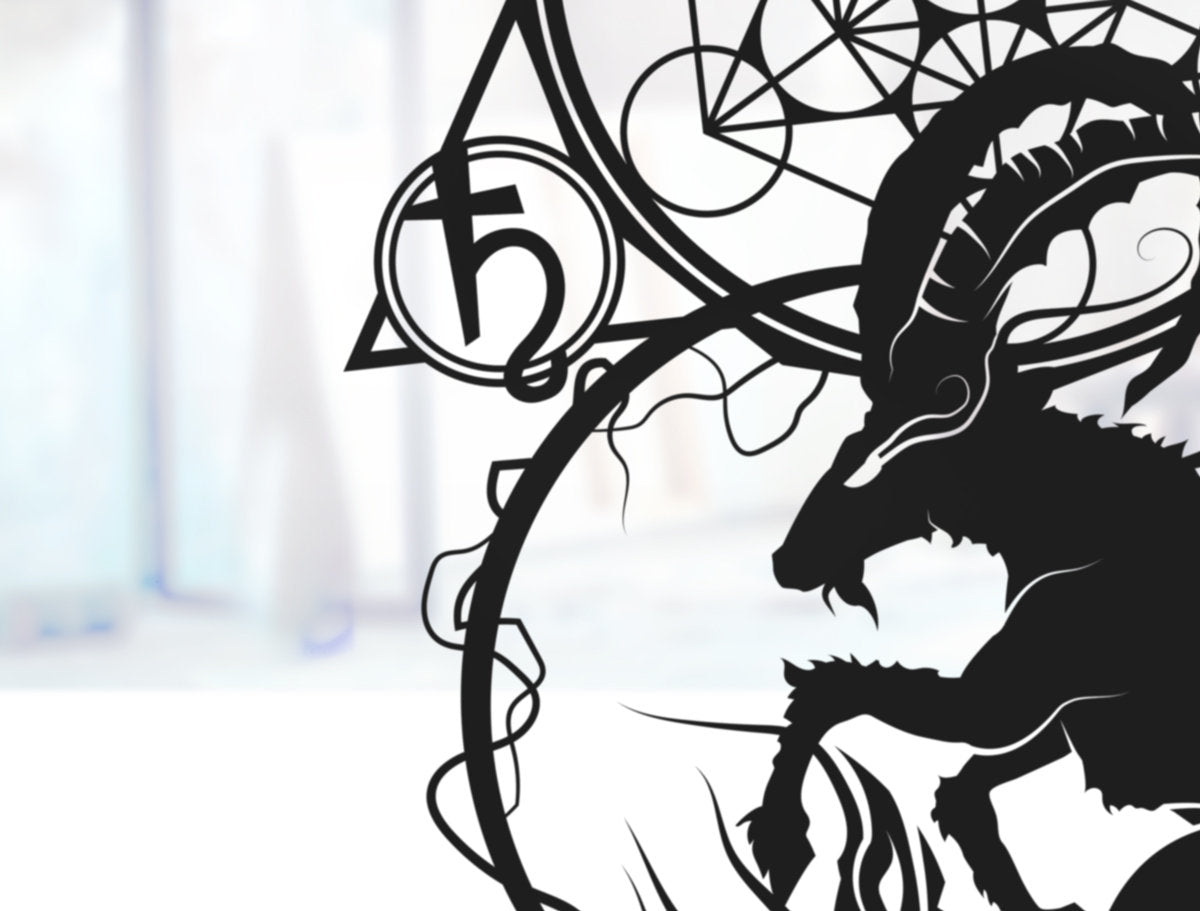 UNFRAMED Capricorn Zodiac paper cut art
