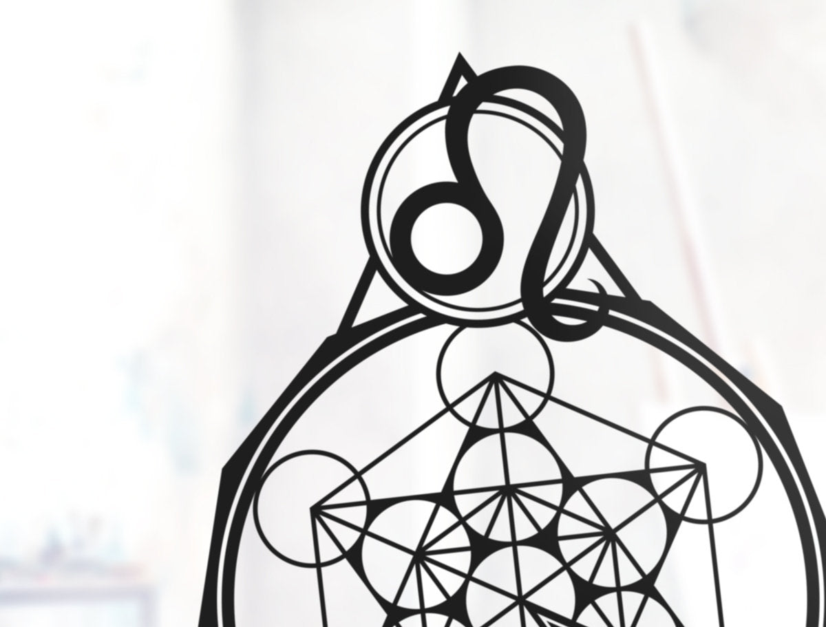 UNFRAMED Leo Zodiac paper cut art