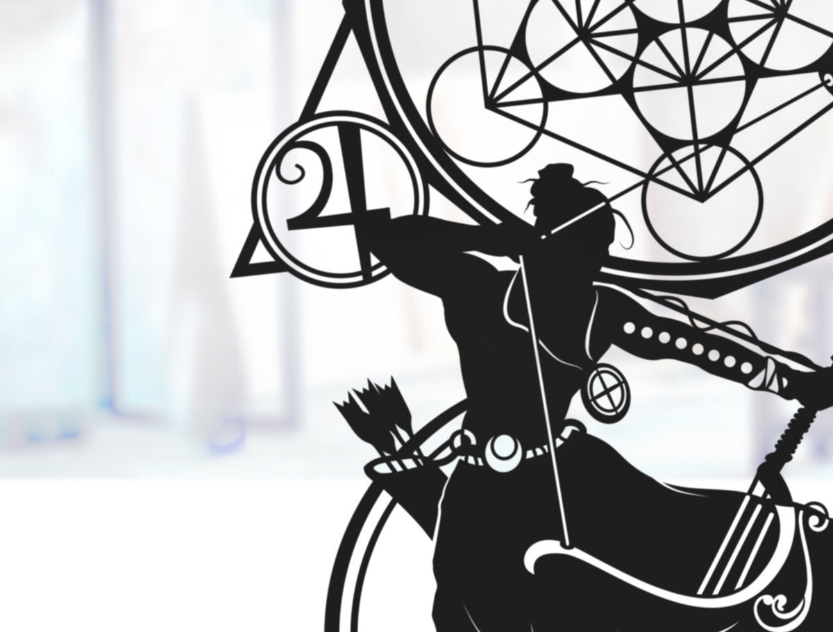 UNFRAMED Sagittarius Zodiac paper cut art