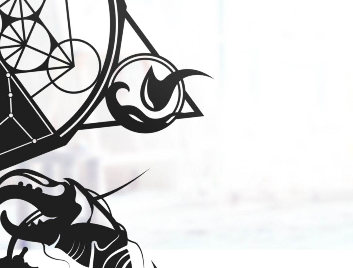 UNFRAMED Cancer Zodiac paper cut art