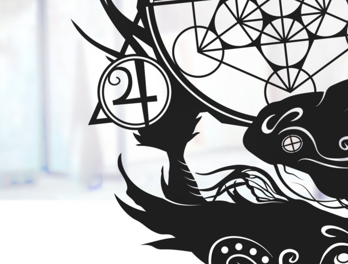 UNFRAMED Pisces Zodiac paper cut art