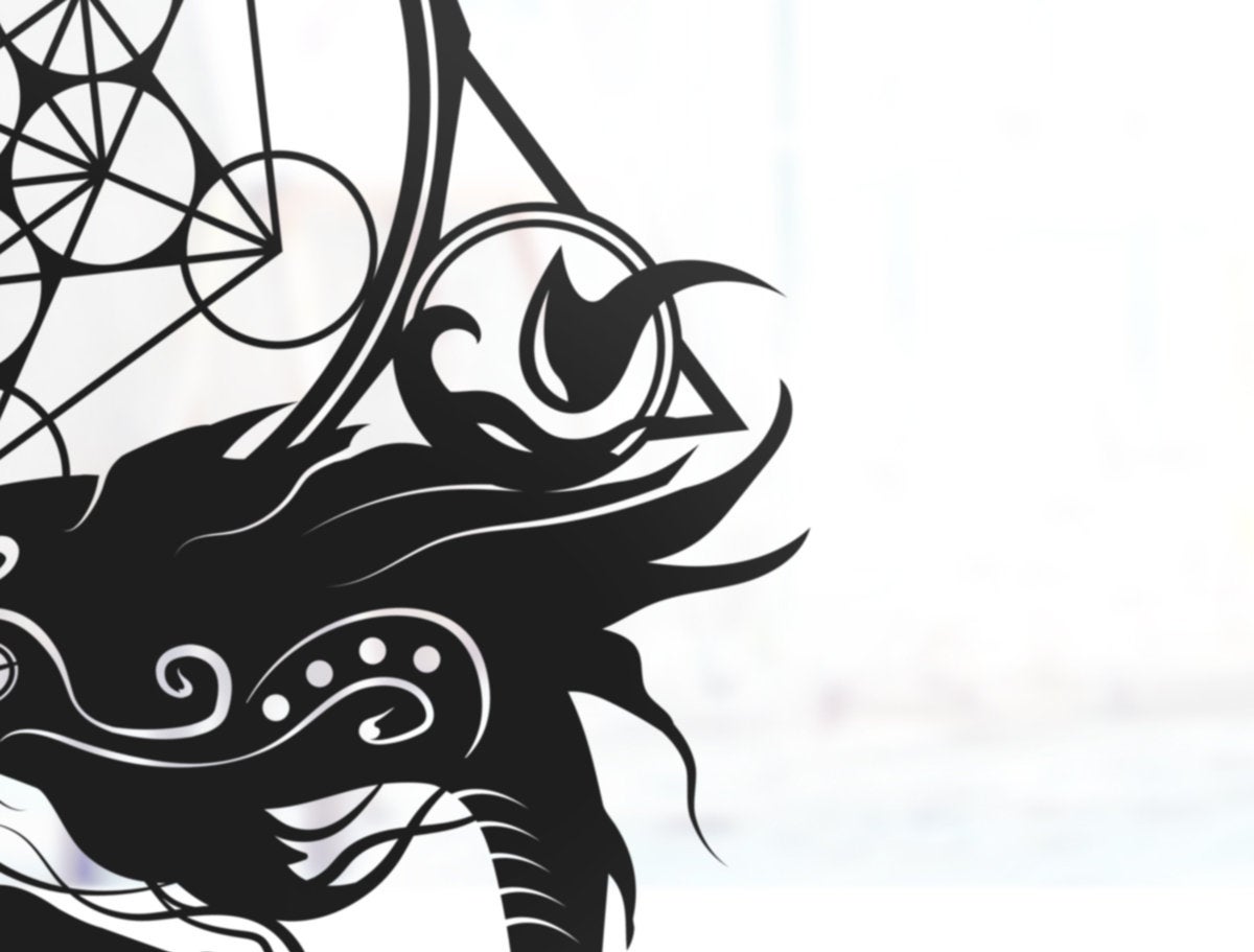 UNFRAMED Pisces Zodiac paper cut art