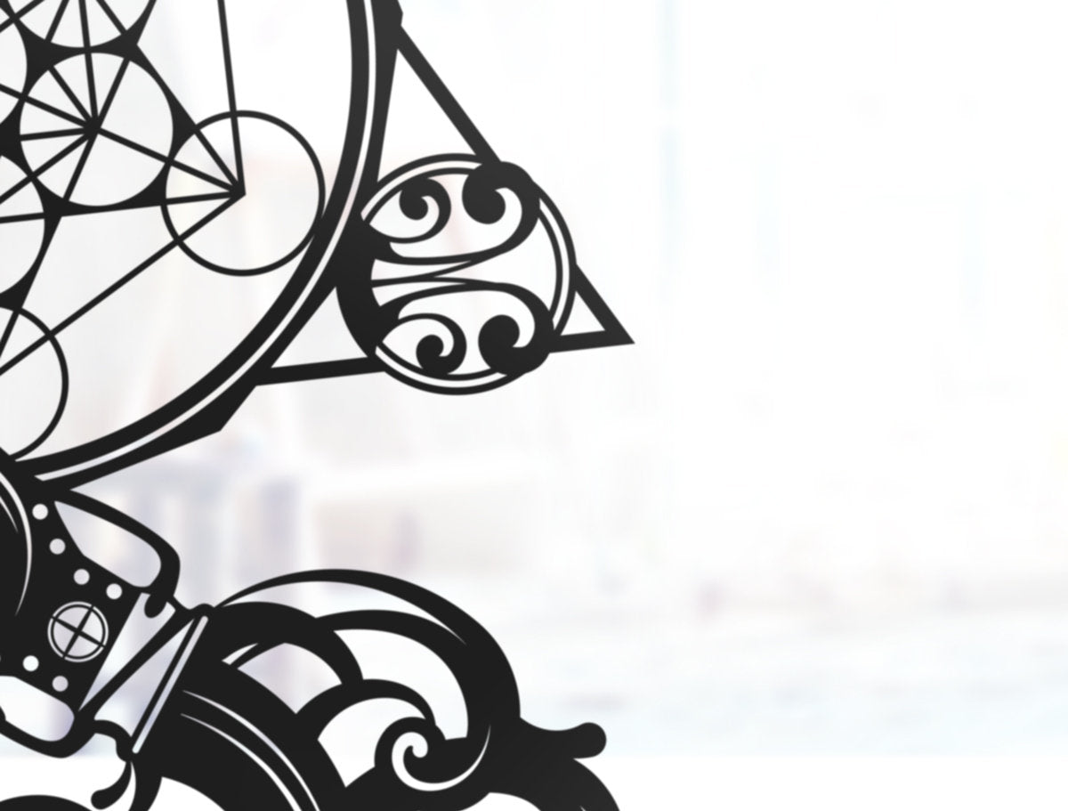 UNFRAMED Aquarius Zodiac paper cut art