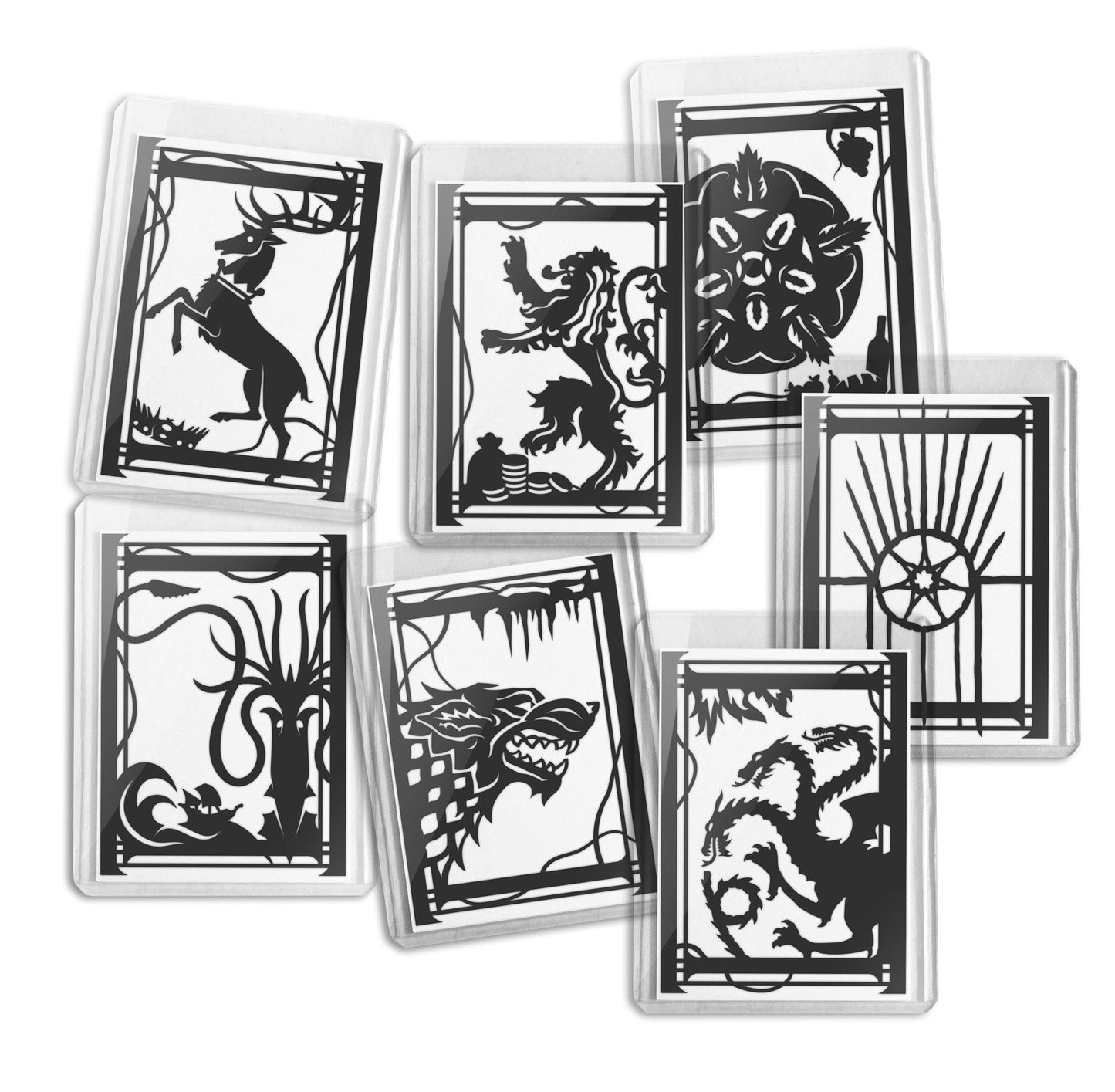 ACEO Card, Game of Thrones hand cut paper
