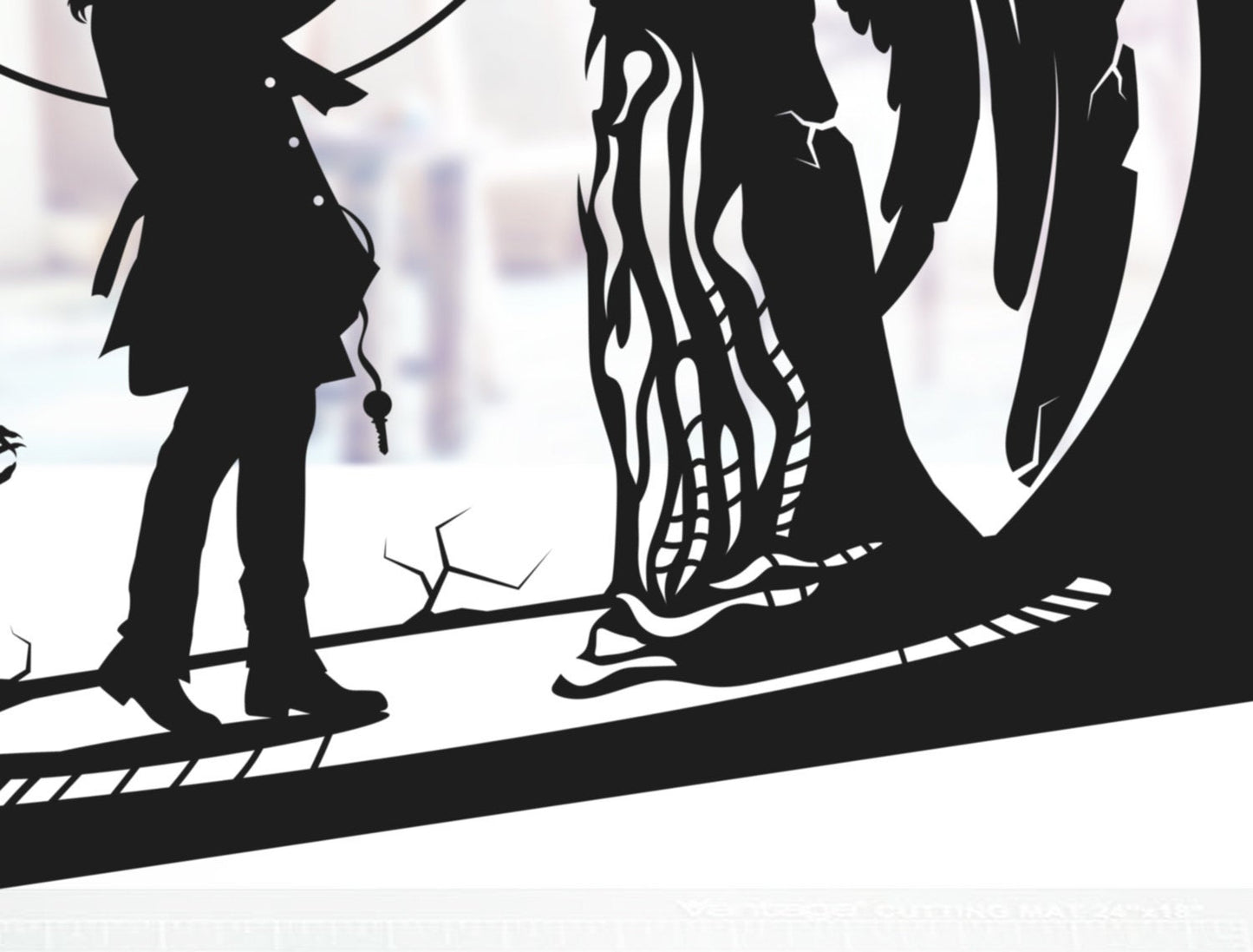 UNFRAMED Doctor Who - Blink paper cut art
