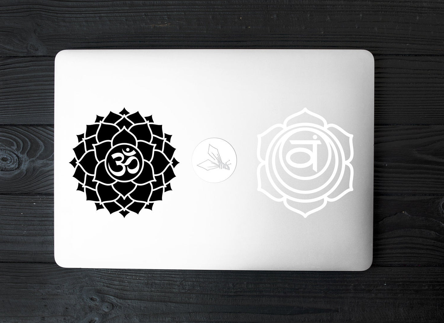 Chakra Symbols Vinyl Decal Sticker Vinyl Car Decal Laptop Sticker Water Bottle Sticker Goth Sticker Die Cut Sticker Sacred Symbols