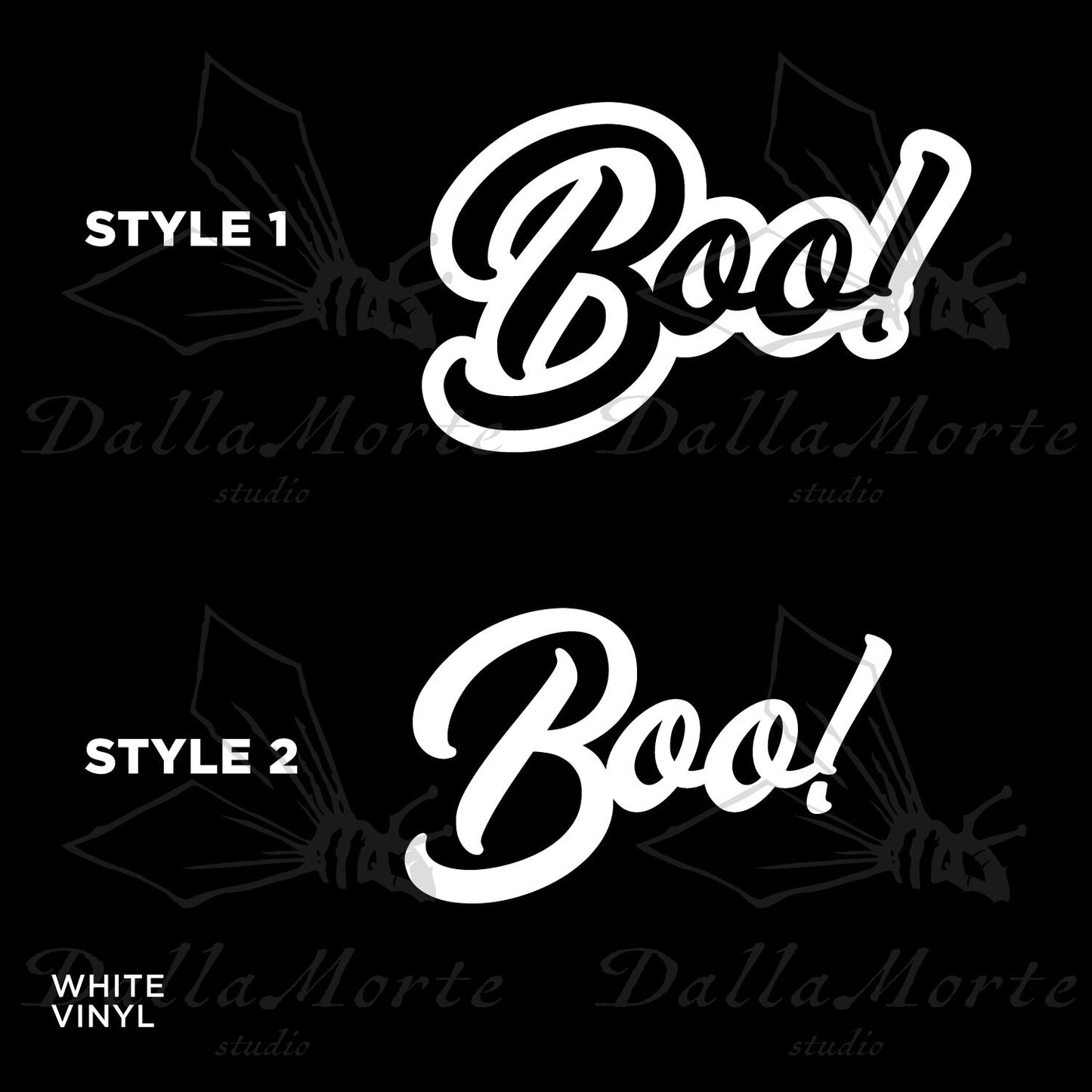 Boo Ghost Quote Vinyl Decal Sticker Vinyl Car Decal Laptop Sticker Water Bottle Sticker Goth Halloween Sticker Die Cut Sticker Spooky
