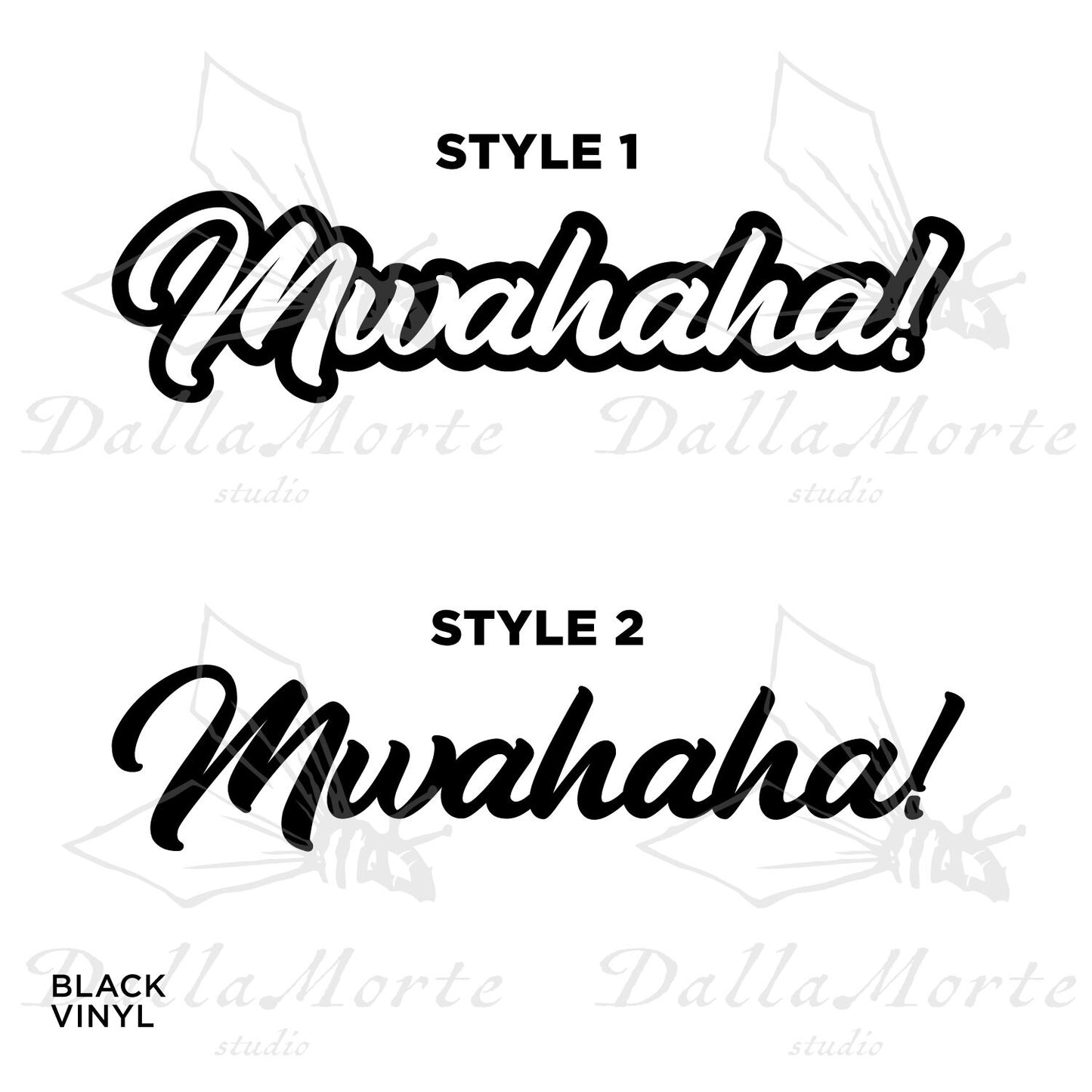 Villain Laugh Quote Vinyl Decal Sticker Vinyl Car Decal Laptop Sticker Water Bottle Sticker Goth Halloween Sticker Die Cut Sticker Spooky