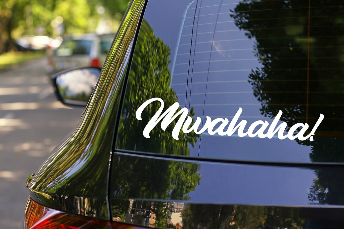Villain Laugh Quote Vinyl Decal Sticker Vinyl Car Decal Laptop Sticker Water Bottle Sticker Goth Halloween Sticker Die Cut Sticker Spooky