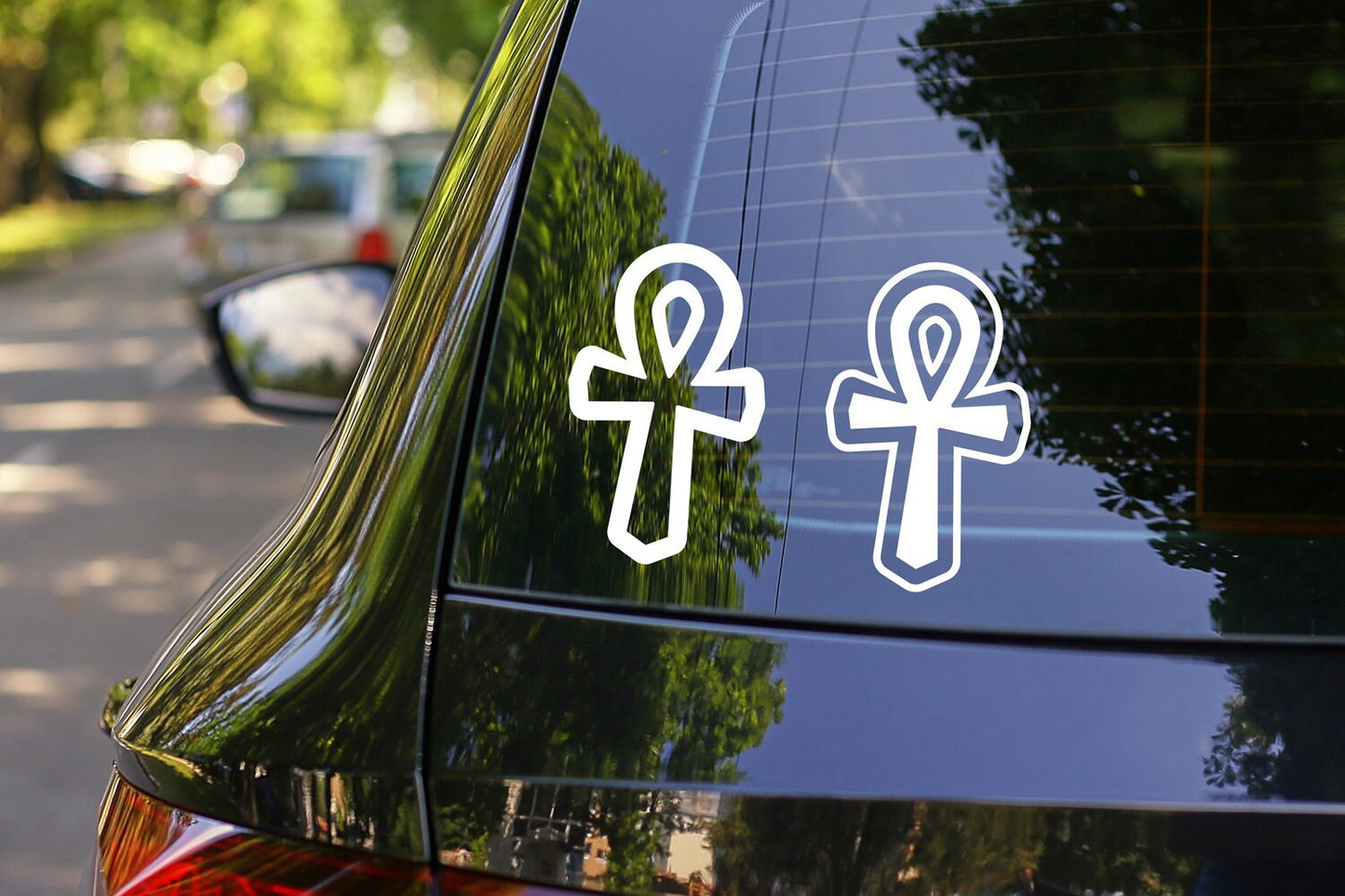 Ankh Symbol Vinyl Decal Sticker Vinyl Car Decal Laptop Sticker Water Bottle Sticker Goth Sticker Die Cut Sticker Egyptian Life and Death