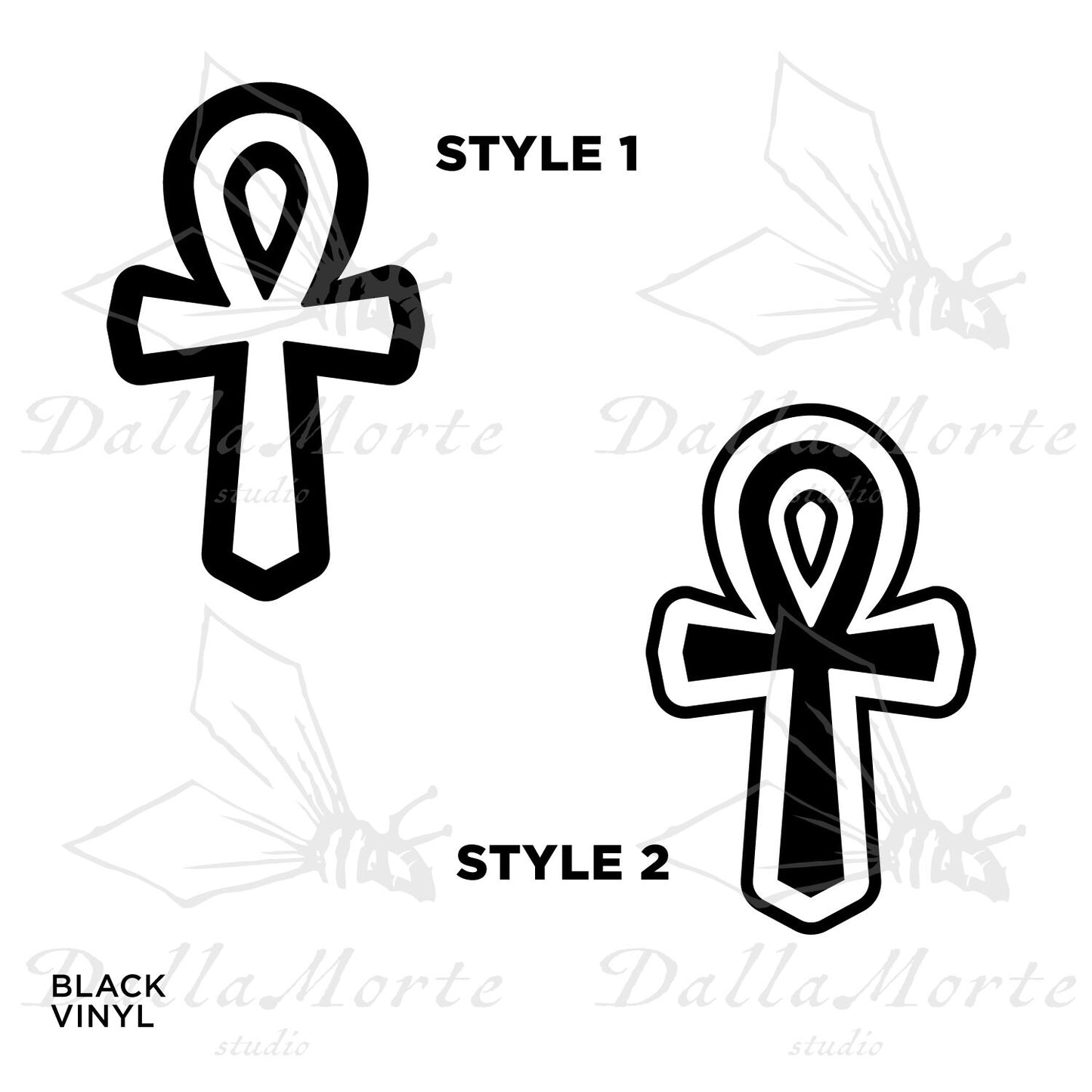 Ankh Symbol Vinyl Decal Sticker Vinyl Car Decal Laptop Sticker Water Bottle Sticker Goth Sticker Die Cut Sticker Egyptian Life and Death