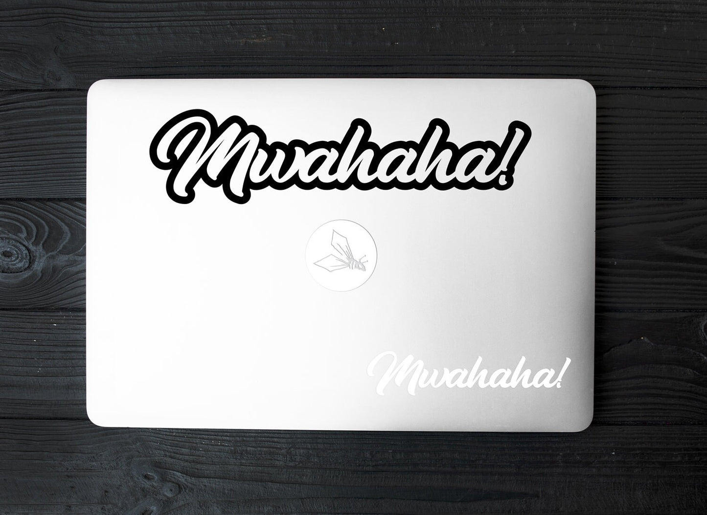 Villain Laugh Quote Vinyl Decal Sticker Vinyl Car Decal Laptop Sticker Water Bottle Sticker Goth Halloween Sticker Die Cut Sticker Spooky