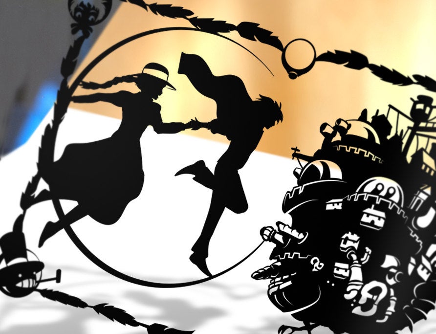 UNFRAMED Howls Moving Castle paper cut art