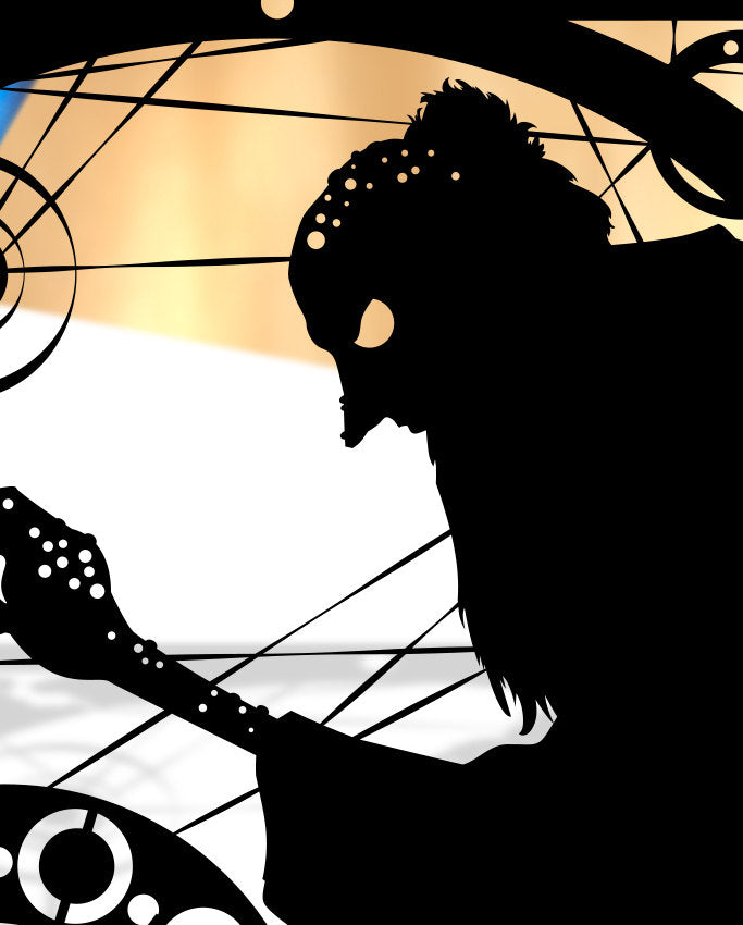UNFRAMED Rumpelstiltskin paper cut art
