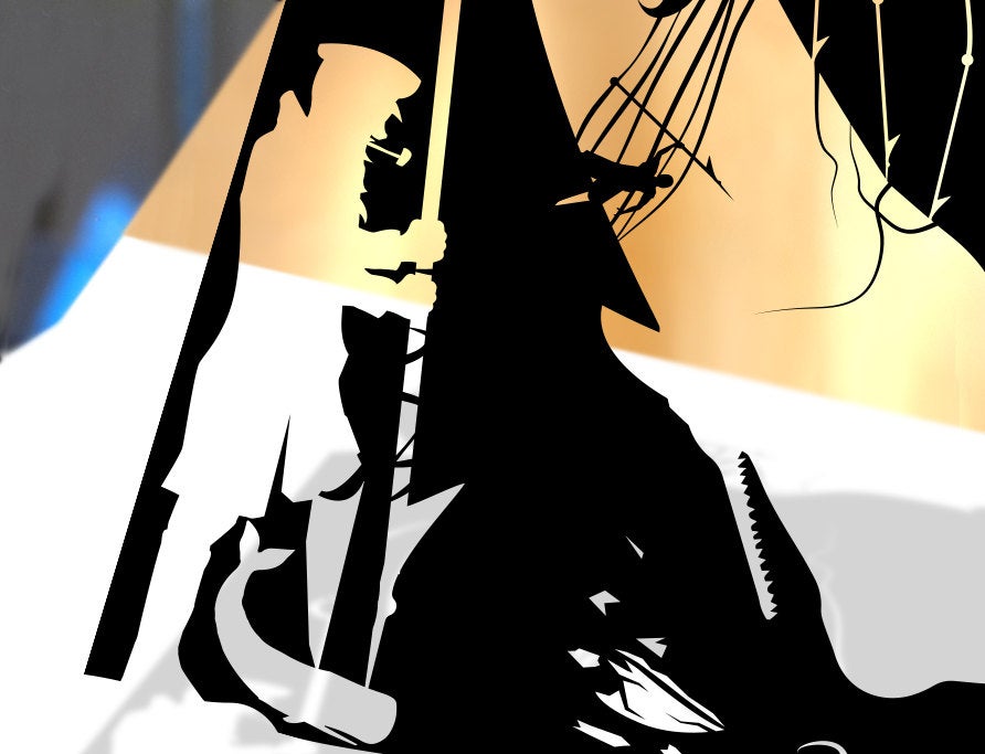 FRAMED Moby Dick - paper cut art