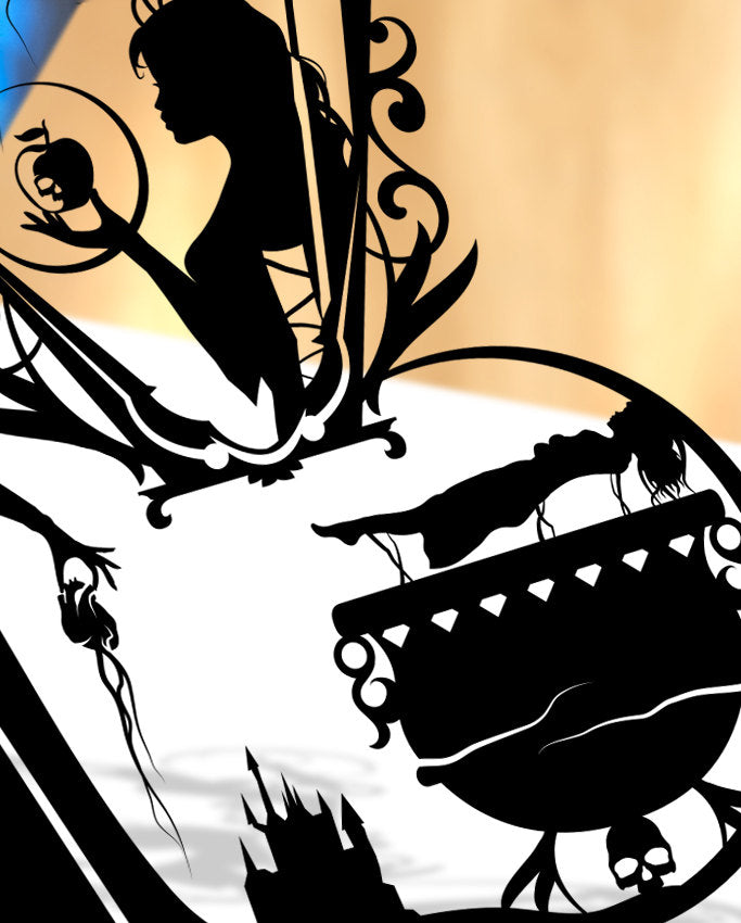 UNFRAMED The Evil Queen paper cut art
